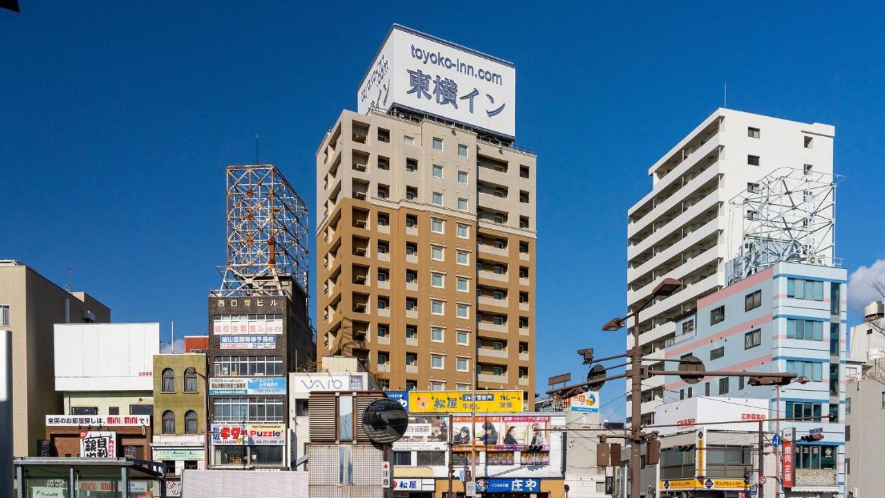 Toyoko Inn Okayama Eki Nishi Guchi Hiroba Exteriör bild
